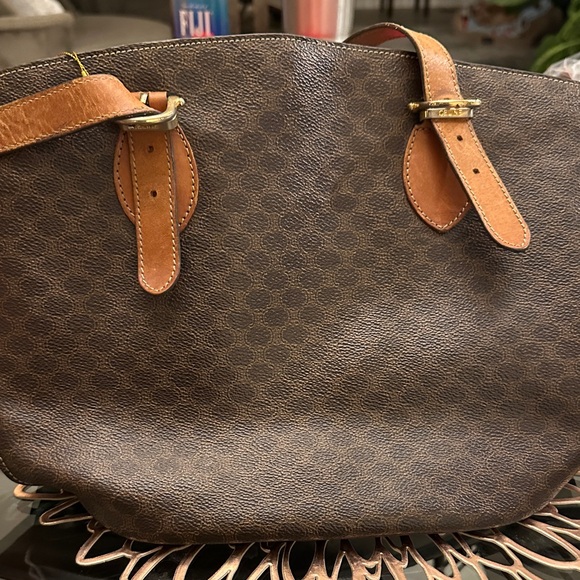 Celine Macadam Brown and Tan Leather Tote. Excellent condition! - Picture 13 of 13